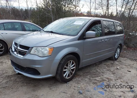 2013 Dodge Grand Caravan Sxt из США, поврежденный, VIN 2C4RDGCG1DR749740